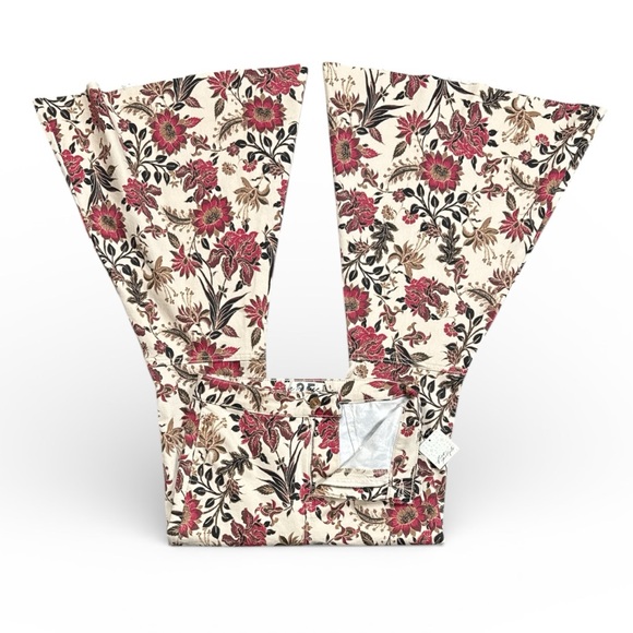 FREE PEOPLE WE THE FREE BARCELONA COMBO FLORAL PRINT FLOAT ON FLARE JEANS *NWT* - Picture 4 of 13